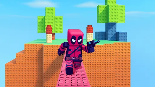 Gameplay screenshot 4 from Craft Blox: Obby Parkour Games - Adventure game